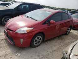 Salvage cars for sale from Copart Grand Prairie, TX: 2013 Toyota Prius