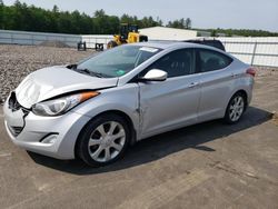 Salvage cars for sale from Copart Windham, ME: 2013 Hyundai Elantra GLS