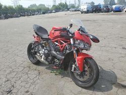 Salvage motorcycles for sale at Wheeling, IL auction: 2017 Ducati Supersport