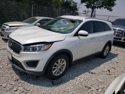 Salvage cars for sale at Cicero, IN auction: 2017 KIA Sorento LX