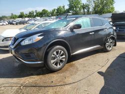 Salvage cars for sale at Bridgeton, MO auction: 2017 Nissan Murano S