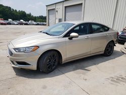 Salvage cars for sale at Gaston, SC auction: 2018 Ford Fusion SE