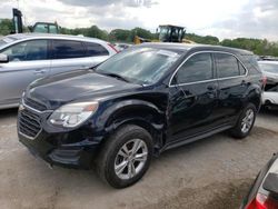 Chevrolet salvage cars for sale: 2016 Chevrolet Equinox LS