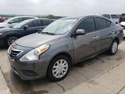 Salvage cars for sale at Grand Prairie, TX auction: 2017 Nissan Versa S