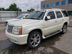 Cadillac Escalade salvage cars for sale: 2003 Cadillac Escalade Luxury