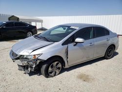 Salvage cars for sale from Copart Adelanto, CA: 2014 Honda Civic LX