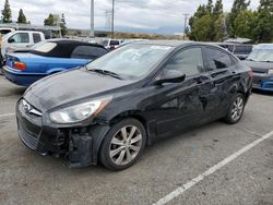 Salvage cars for sale from Copart Rancho Cucamonga, CA: 2012 Hyundai Accent GLS