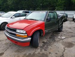 Salvage trucks for sale at Austell, GA auction: 2001 Chevrolet S Truck S10