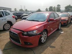 Salvage cars for sale at Elgin, IL auction: 2012 Mitsubishi Lancer GT