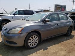 Salvage cars for sale from Copart Chicago Heights, IL: 2015 Nissan Sentra S