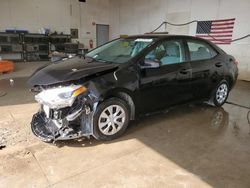 Salvage cars for sale from Copart Portland, MI: 2015 Toyota Corolla L