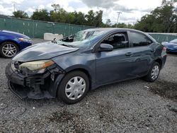 Salvage cars for sale at Riverview, FL auction: 2017 Toyota Corolla L