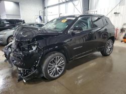 Jeep salvage cars for sale: 2022 Jeep Compass Limited