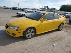 Salvage cars for sale at Oklahoma City, OK auction: 2004 Pontiac GTO