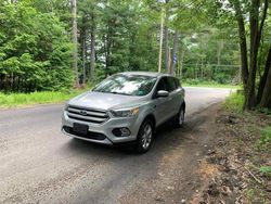 Salvage cars for sale at North Billerica, MA auction: 2017 Ford Escape SE