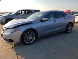 Salvage cars for sale from Copart Grand Prairie, TX: 2016 Acura TLX Tech