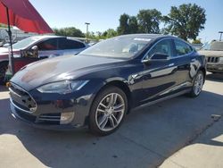 Salvage cars for sale at Sacramento, CA auction: 2014 Tesla Model S