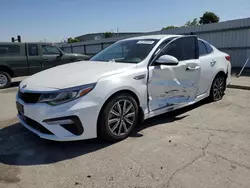 Salvage cars for sale at Bakersfield, CA auction: 2019 KIA Optima EX