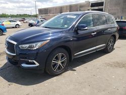 Salvage cars for sale at Fredericksburg, VA auction: 2017 Infiniti QX60