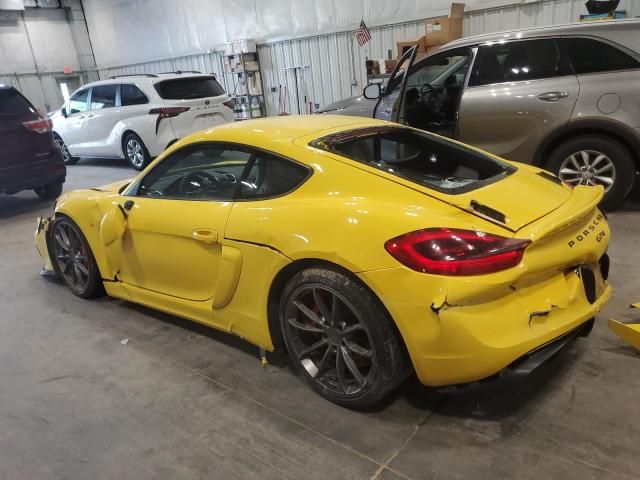 2016 Porsche Cayman GT4