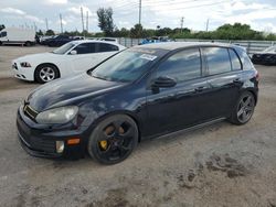 Salvage cars for sale at Miami, FL auction: 2012 Volkswagen GTI