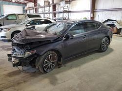 Salvage cars for sale from Copart Eldridge, IA: 2015 Acura TLX Advance