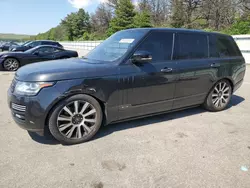 Salvage cars for sale at Brookhaven, NY auction: 2014 Land Rover Range Rover Autobiography