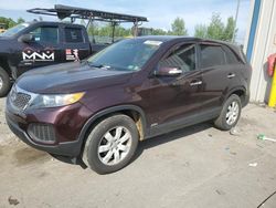 Salvage cars for sale at Duryea, PA auction: 2011 KIA Sorento Base