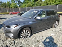 Salvage cars for sale at Waldorf, MD auction: 2020 Infiniti QX50 Pure