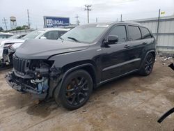 Salvage cars for sale at Chicago Heights, IL auction: 2012 Jeep Grand Cherokee Overland