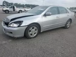 Salvage cars for sale at Dunn, NC auction: 2006 Honda Accord EX