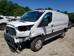 Salvage trucks for sale at Mendon, MA auction: 2022 Ford Transit T-250