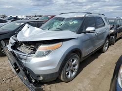 Salvage cars for sale at Brighton, CO auction: 2014 Ford Explorer Limited