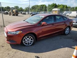 Salvage cars for sale at Chalfont, PA auction: 2014 Ford Fusion SE