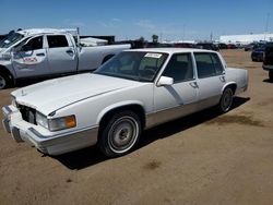 Salvage cars for sale at Brighton, CO auction: 1991 Cadillac Deville