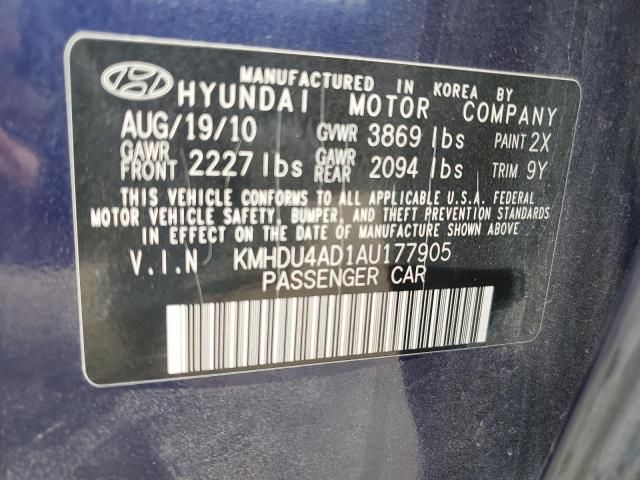 2010 Hyundai Elantra Blue