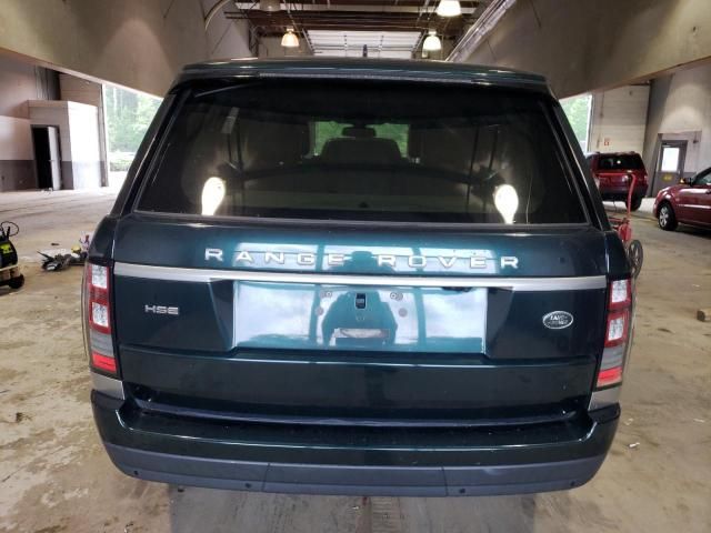 2016 Land Rover Range Rover HSE