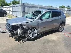 Salvage cars for sale at Kansas City, KS auction: 2021 Jeep Compass Limited