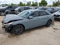 Salvage cars for sale at Bridgeton, MO auction: 2022 Hyundai Elantra SEL