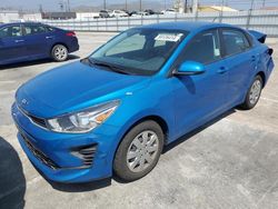 Salvage cars for sale at Sun Valley, CA auction: 2021 KIA Rio LX