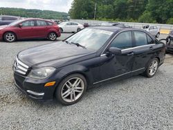 Salvage cars for sale at Concord, NC auction: 2012 Mercedes-Benz C 300 4matic