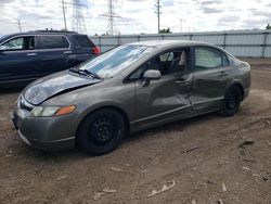 Salvage cars for sale at Elgin, IL auction: 2008 Honda Civic LX