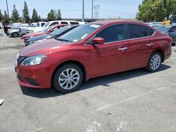 Salvage cars for sale from Copart Rancho Cucamonga, CA: 2019 Nissan Sentra S