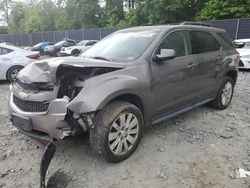 Chevrolet Equinox salvage cars for sale: 2011 Chevrolet Equinox LT