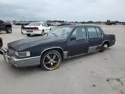 Salvage cars for sale at Wilmer, TX auction: 1990 Cadillac Deville