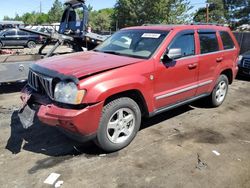 Jeep Grand Cherokee Limited salvage cars for sale: 2005 Jeep Grand Cherokee Limited