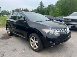 Salvage cars for sale at Candia, NH auction: 2010 Nissan Murano S