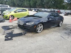 BMW salvage cars for sale: 2015 BMW 650 I