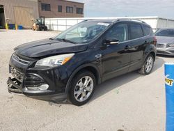 Salvage cars for sale at Kansas City, KS auction: 2016 Ford Escape Titanium