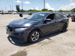 Salvage cars for sale at Miami, FL auction: 2017 Honda Civic LX
